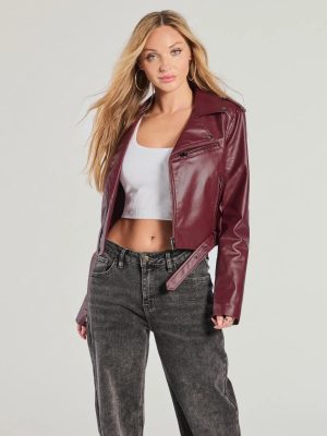 Ride With Me Faux Leather Moto Jacket