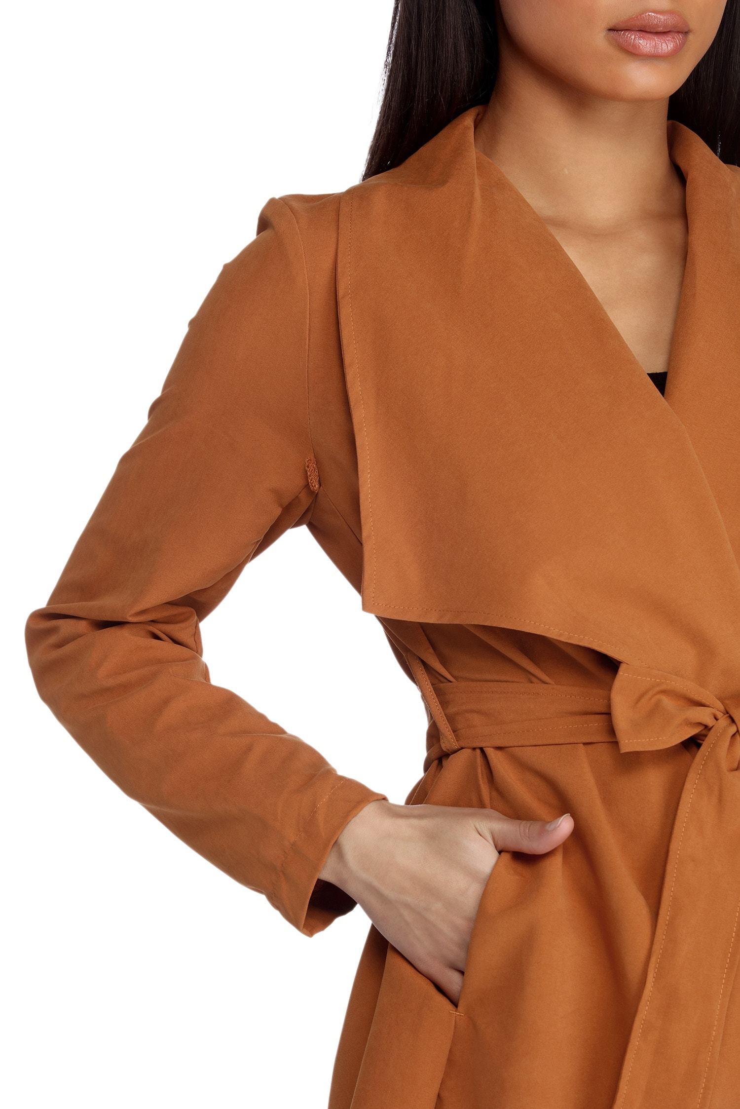 Sleek And Sophisticated Trench Coat - Image 6