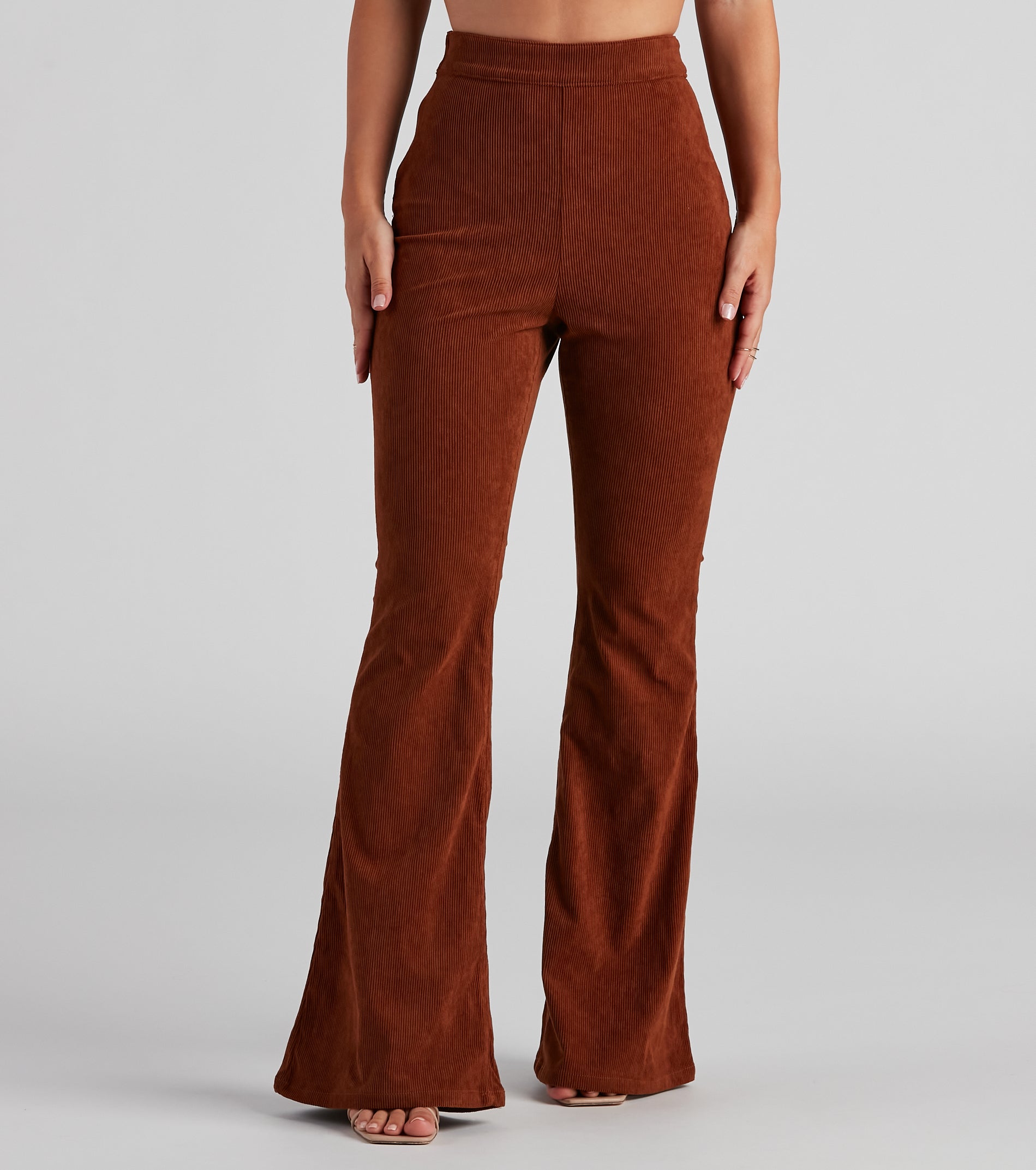 Break The Record Corduroy Flare Pants - Image 2