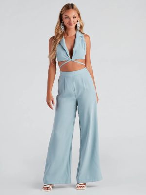 Structured And Chic Wide-Leg Pants