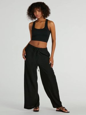 Laid Back Cutie High-Rise Wide-Leg Pants