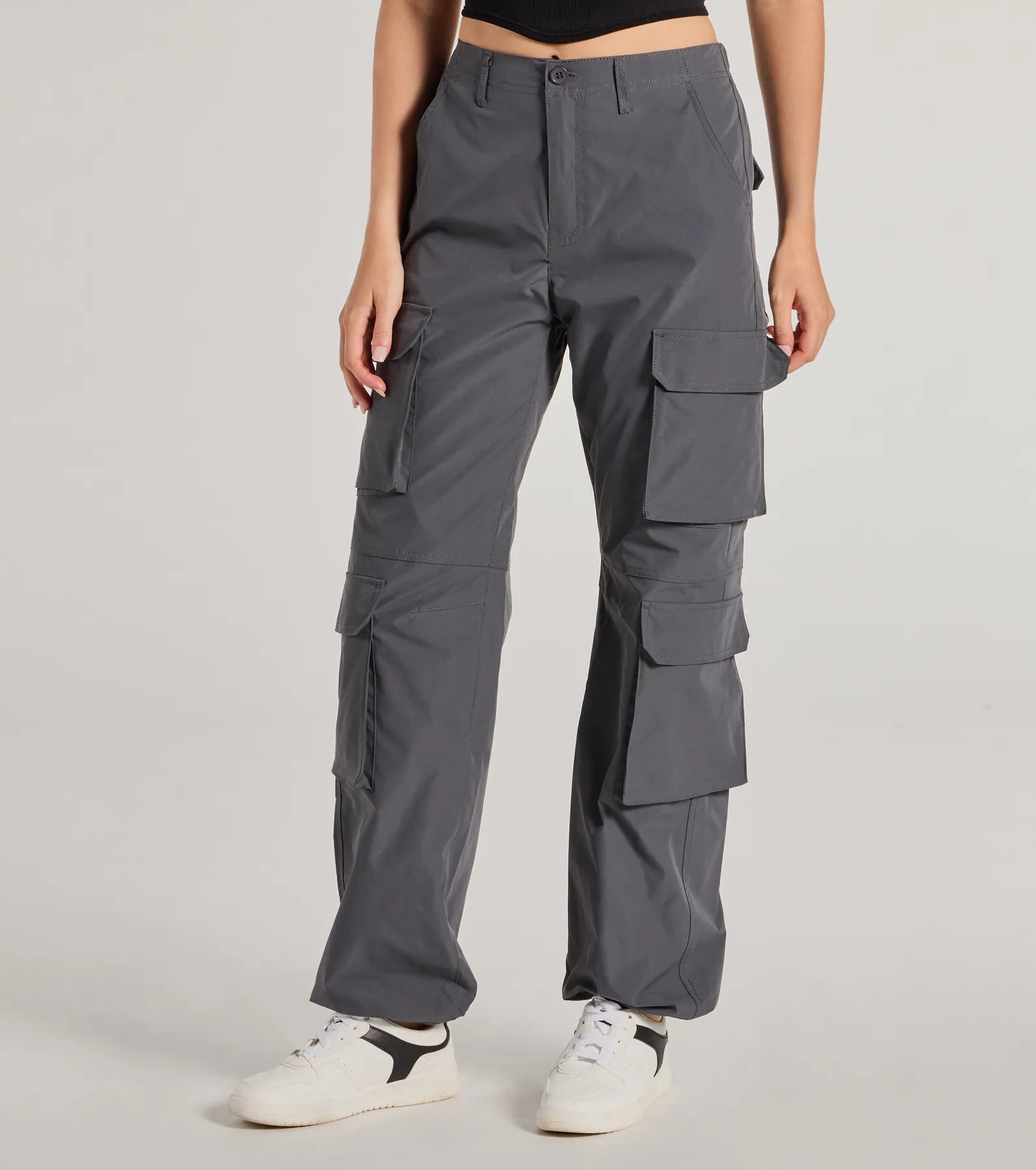 Trendy Life High Rise Cargo Pants - Image 4