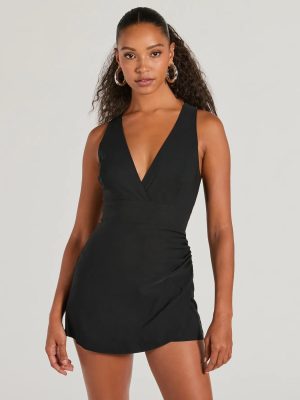 Fresh Summer Vibes Wrap-Front Romper