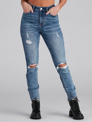 Taylor High Rise Cropped Skinny Jeans by Windsor Denim