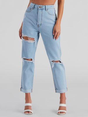 Amanda High Rise Boyfriend Jeans By Windsor Denim