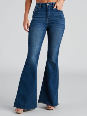 Bri High Rise Flare Jeans By Windsor Denim
