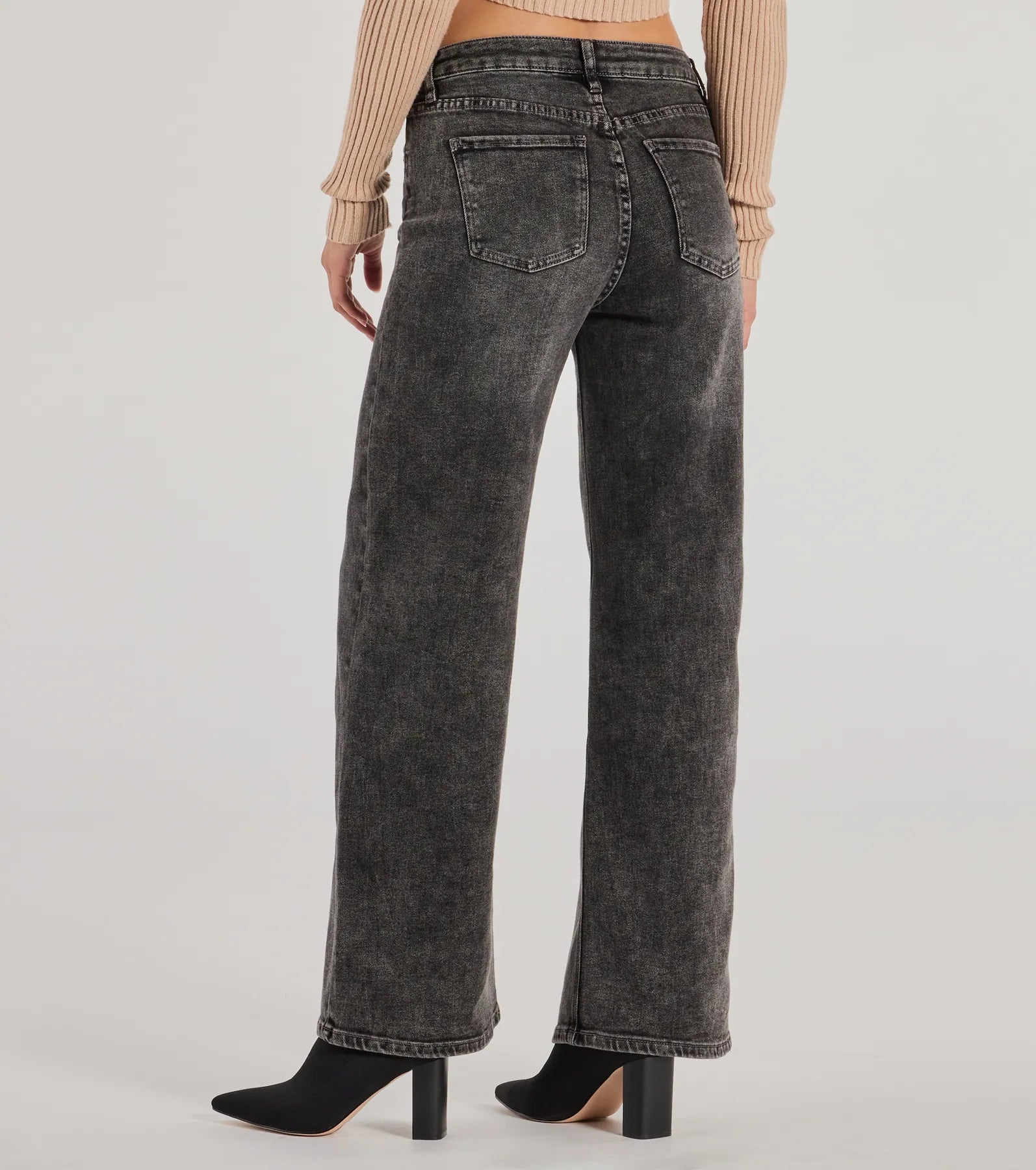 Chic Wonder Mid-Rise Wide-Leg Denim Jeans - Image 2