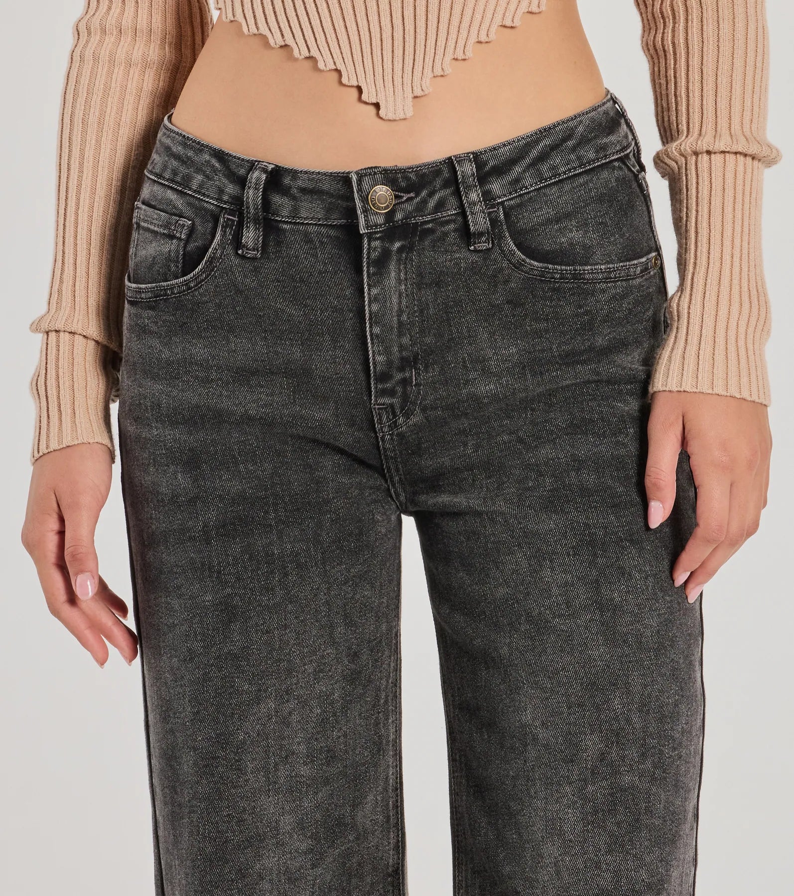 Chic Wonder Mid-Rise Wide-Leg Denim Jeans - Image 4