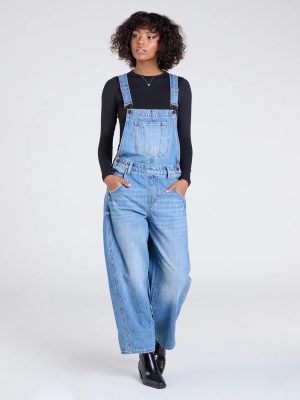 Casual Aesthetic Baggy Denim Overalls