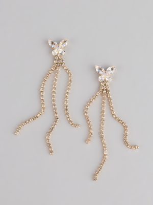 Twinkle And Flutter Butterfly Earrings