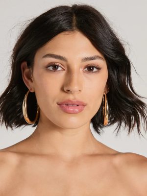 Exceptional Taste Large Hoop Earrings