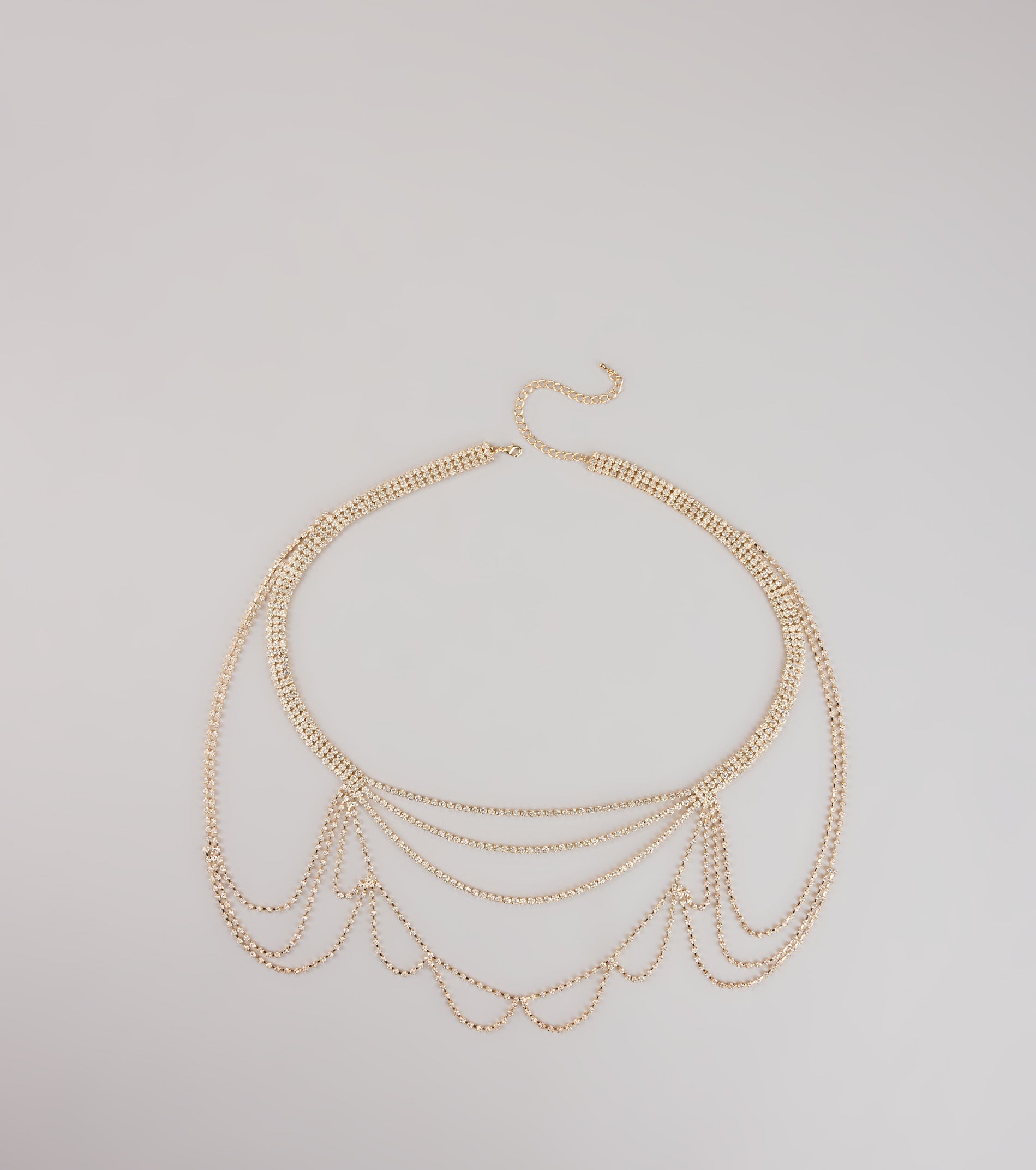 Starfall Rhinestone Body Chain