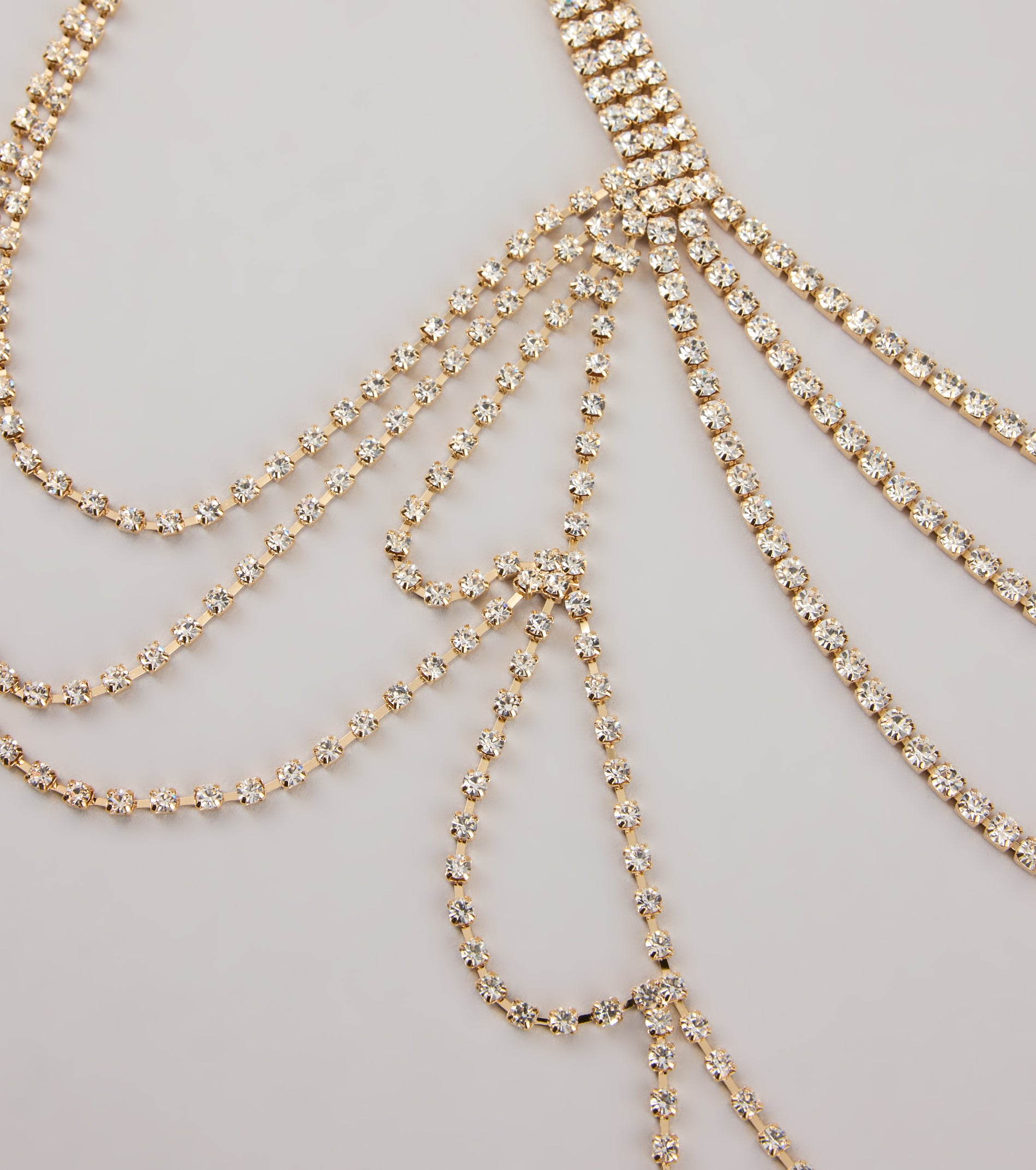 Starfall Rhinestone Body Chain - Image 3