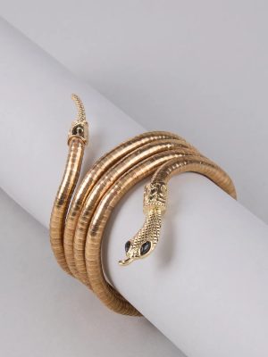 Wrapped In Power Snake Bracelet