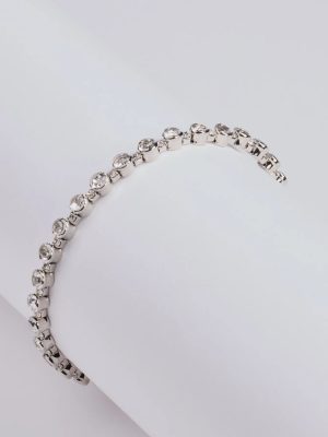 Timelessly Luxe Rhinestone Memory Wire Bracelet