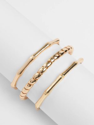 Three's A Crowd Bangle Bracelet Set