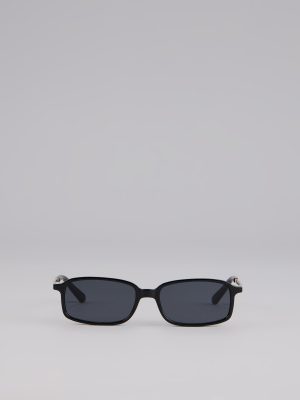 All Angles Metal Trim Square Sunglasses