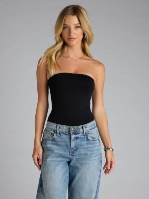 Sculpt Mode Activated Smoothing Tube Bodysuit