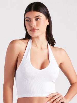 Love To Lounge Seamless Halter Bra Top