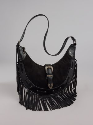 Buckle Babe Fringe Shoulder Bag