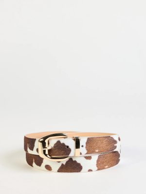 Wild Pastures Cow Print Belt