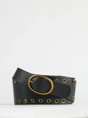 Trendy Rebel Statement Grommet Belt