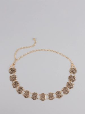 Cherished Treasure Oval Western Belt