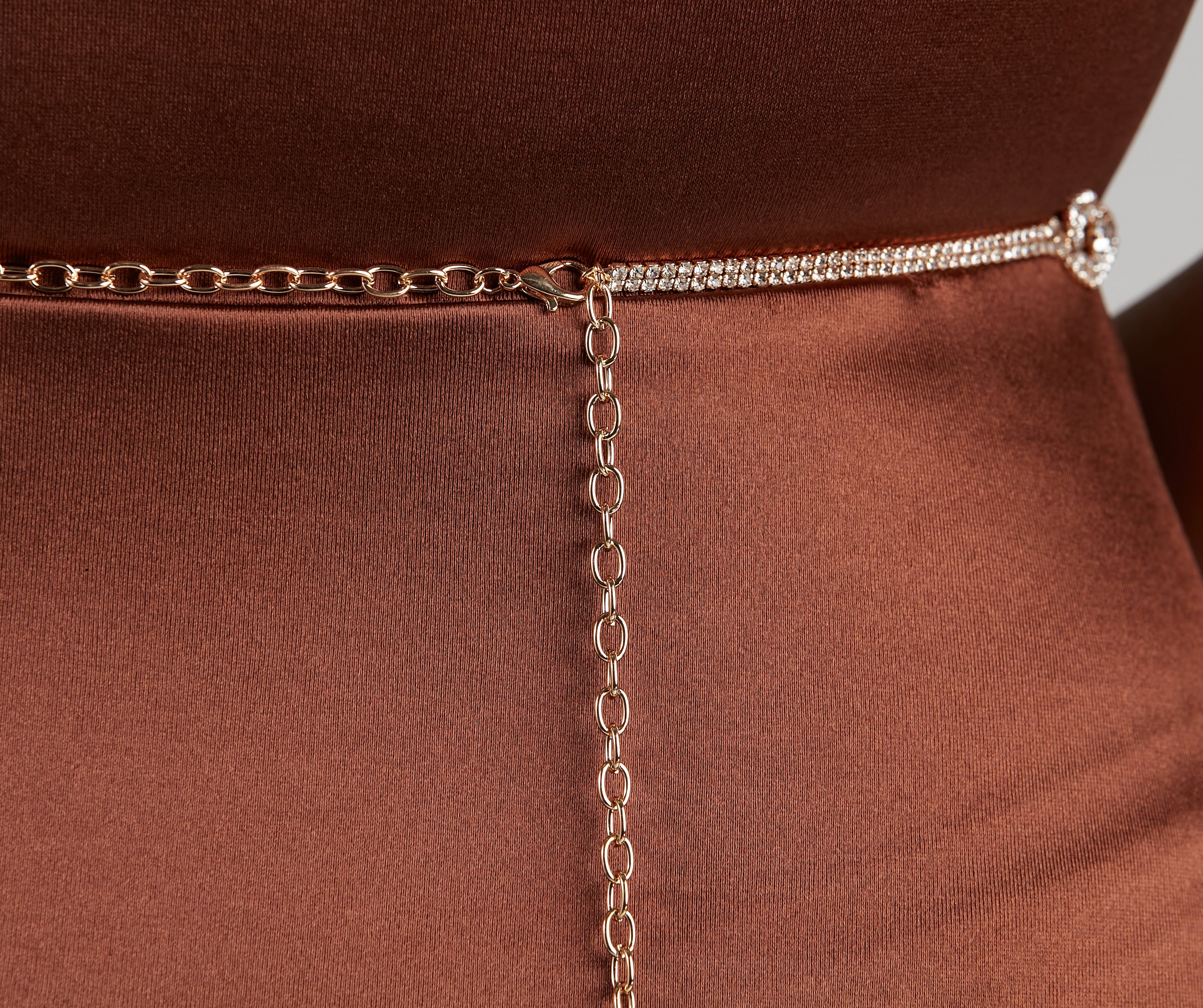 Time To Shine Rhinestone Braid Belt - Image 3