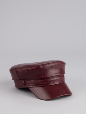 Everyday Edge Faux Leather Cabby Hat