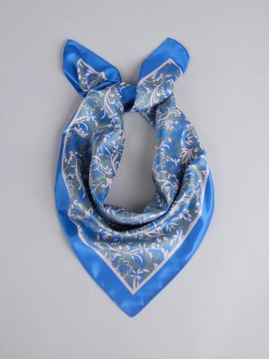 Cause A Stir Floral Satin Scarf