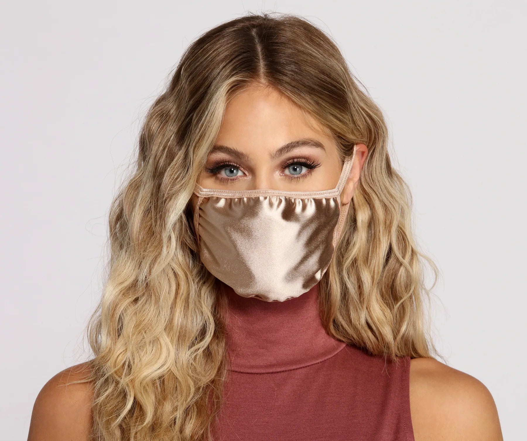Chic Moment Satin Face Mask - Image 3