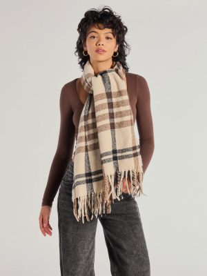 Play On In Plaid Blanket Scarf