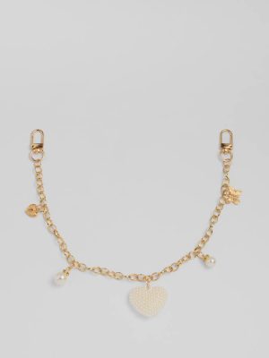 Heart And Charm Bag Chain