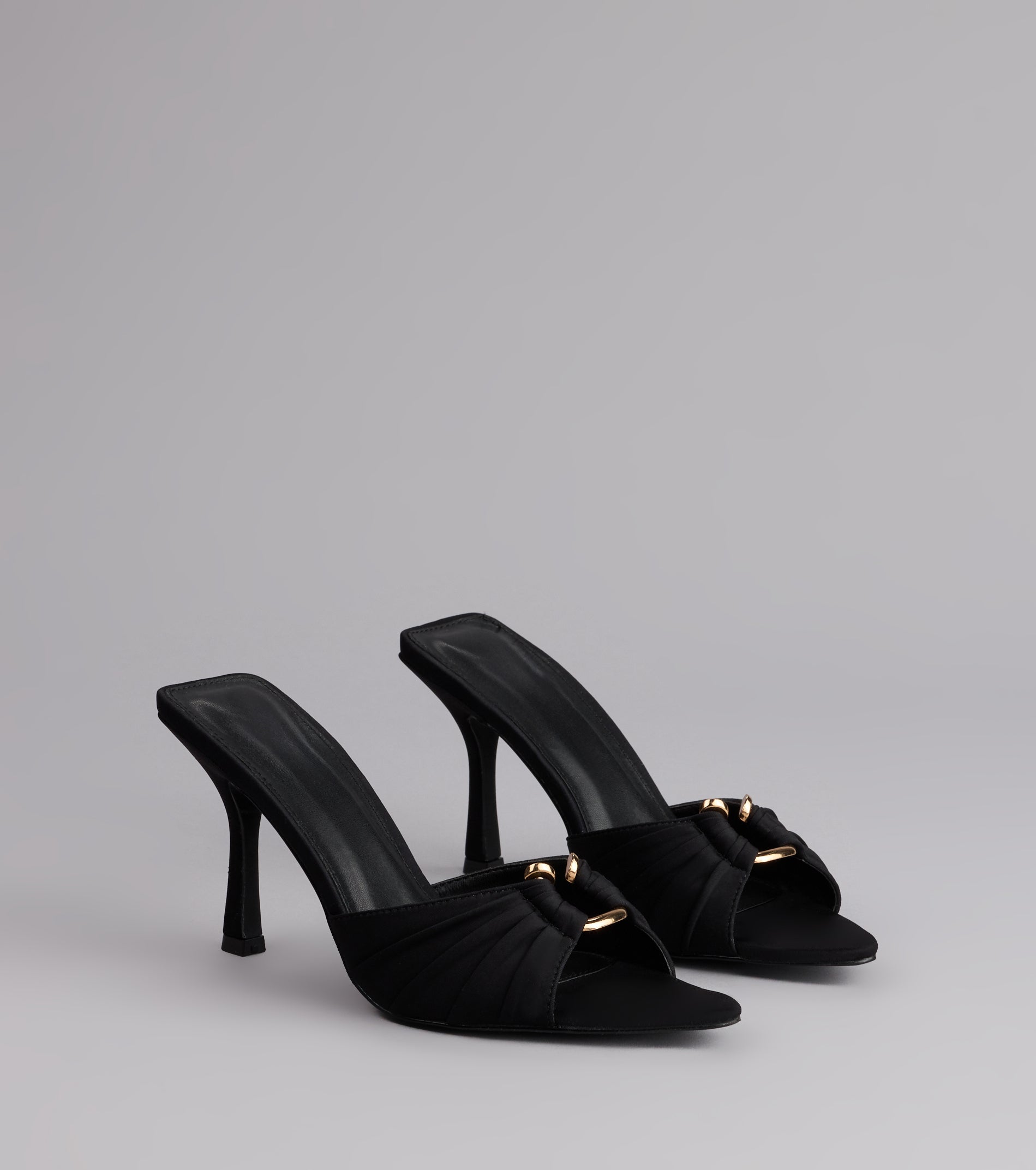 Touch Of Drama Stiletto Mules - Image 5