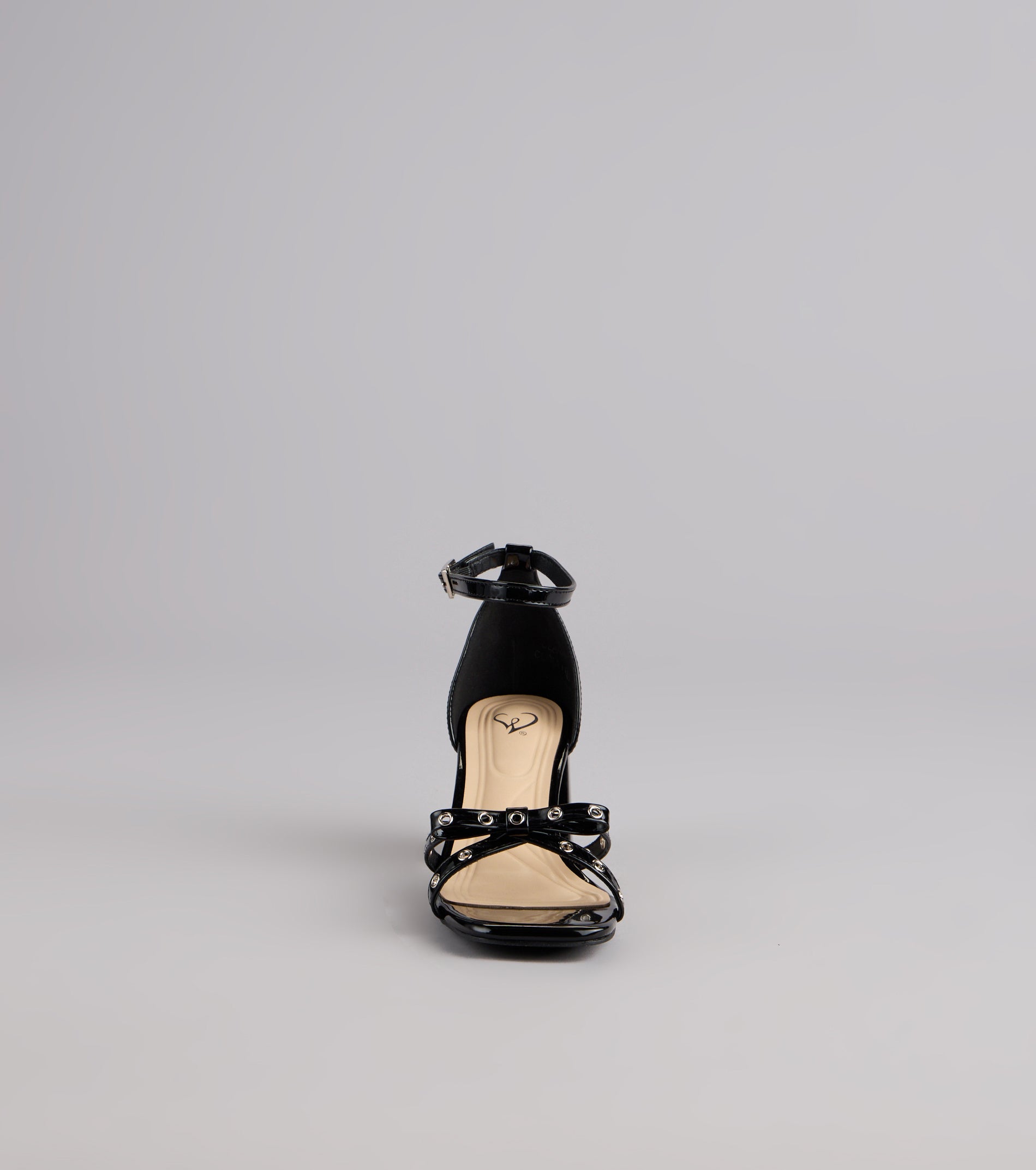 City Lights Bow Grommet Block Heels - Image 3