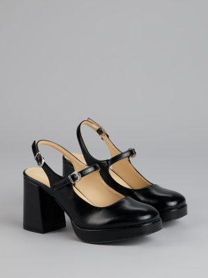 Retro Revival Faux Leather Mary Janes