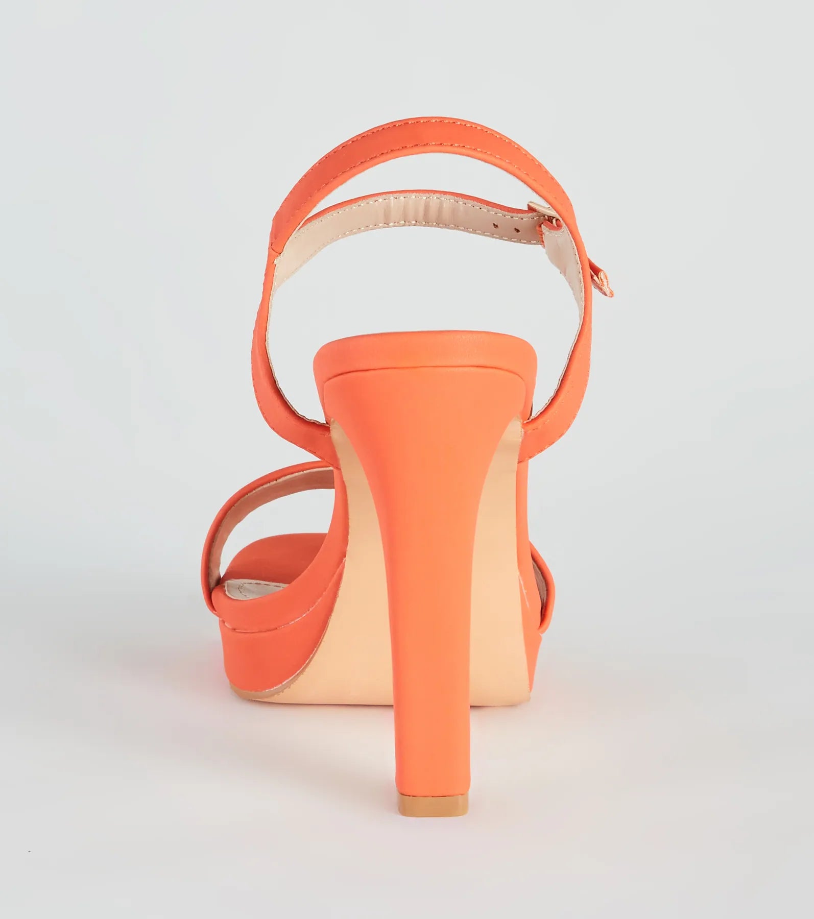 Real Style Faux Leather Platform Heels - Image 4