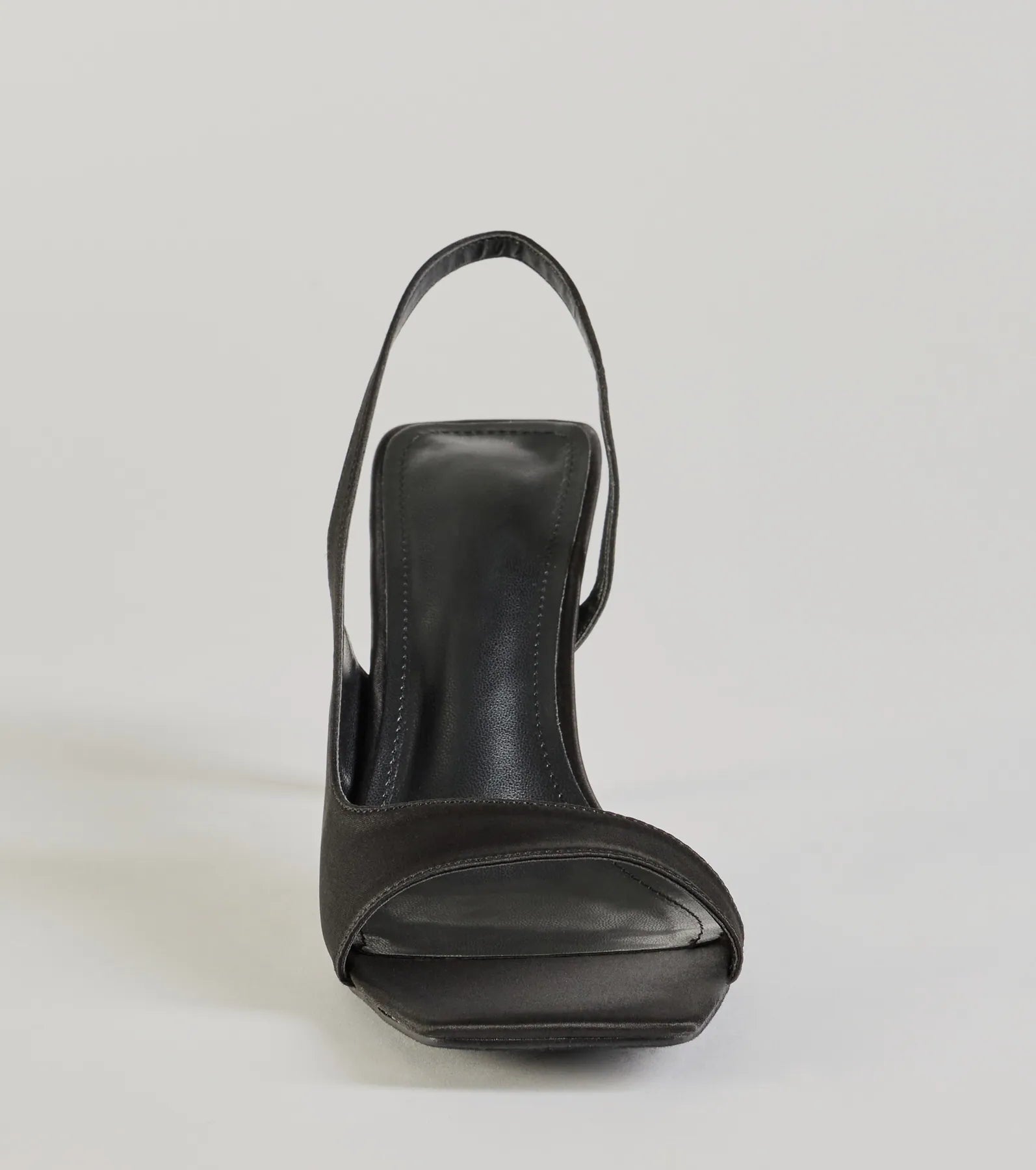 Chic Satin Sling-Back Stiletto Heels - Image 3