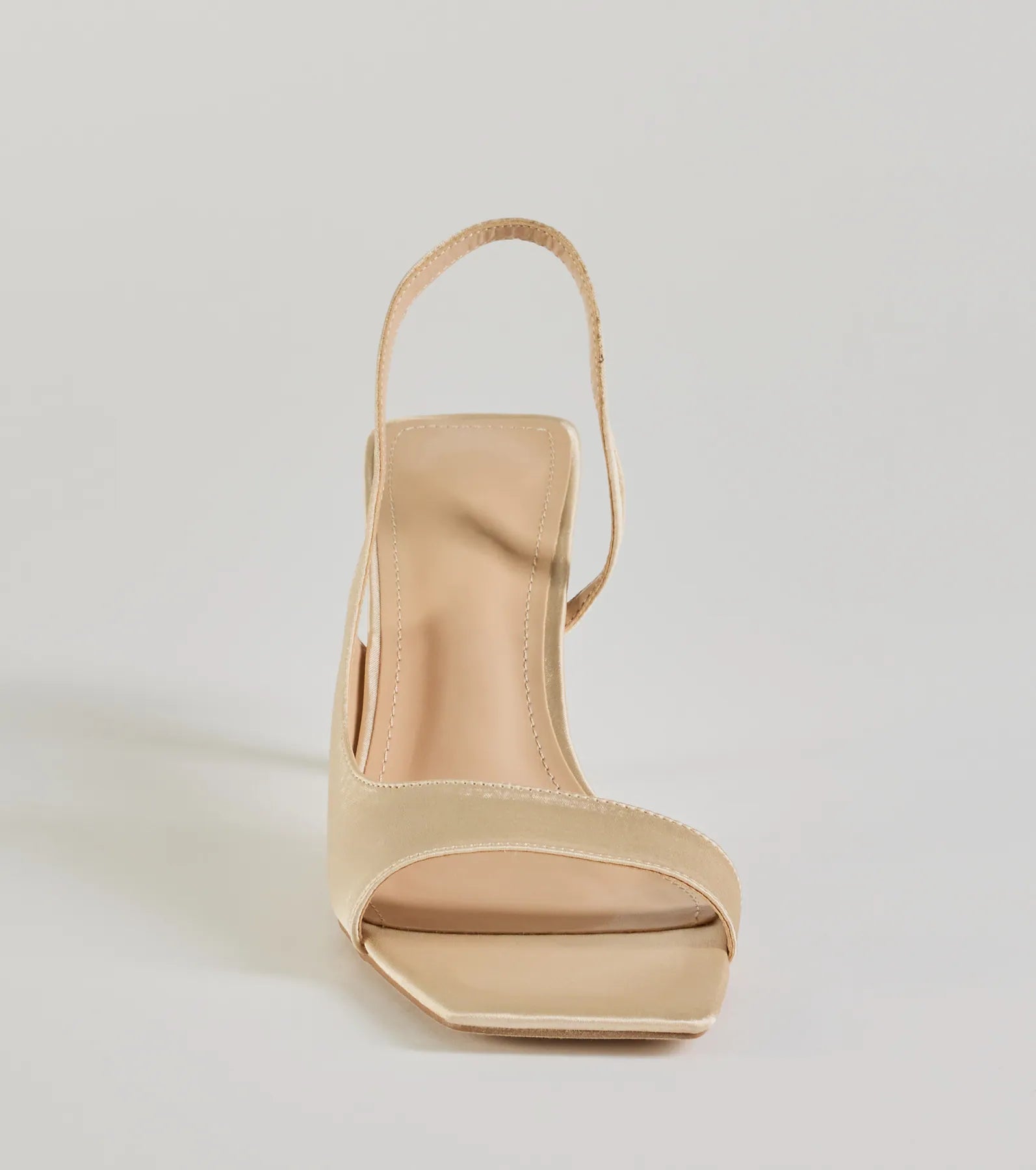 Chic Satin Sling-Back Stiletto Heels - Image 7