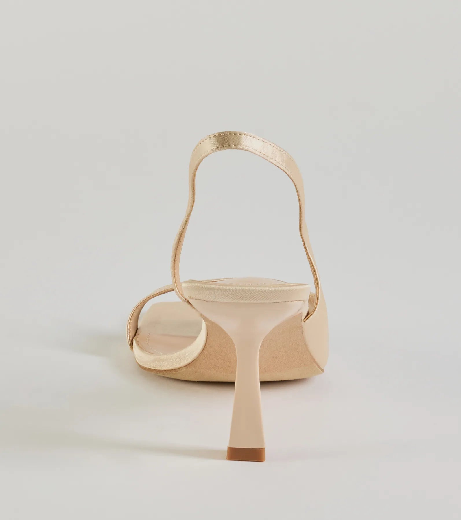 Chic Satin Sling-Back Stiletto Heels - Image 8