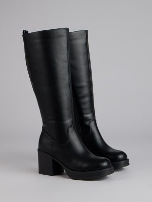 City Edge Wide Calf Platform Boots