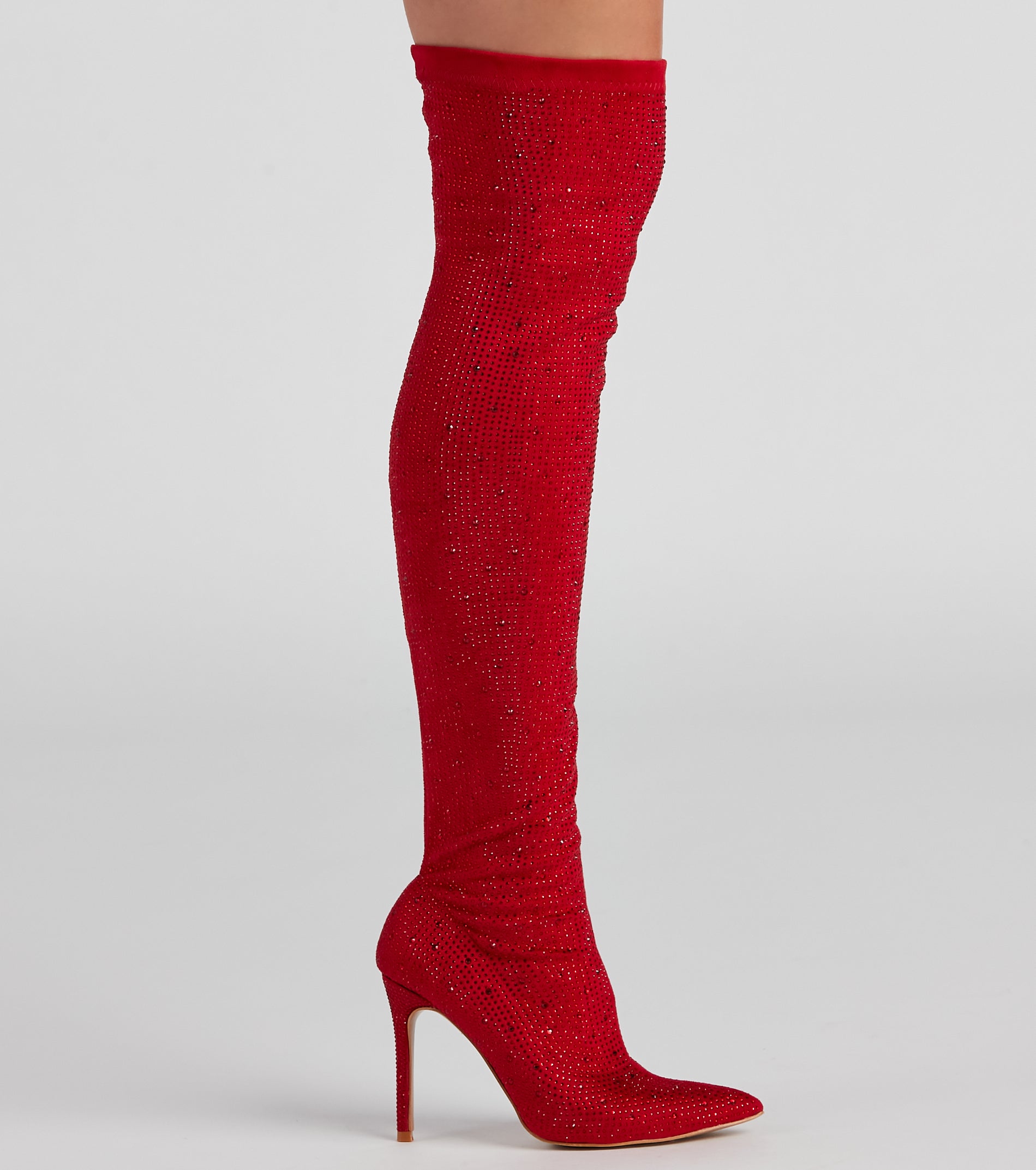 Stellar Shine Thigh-High Stiletto Boots - Image 3