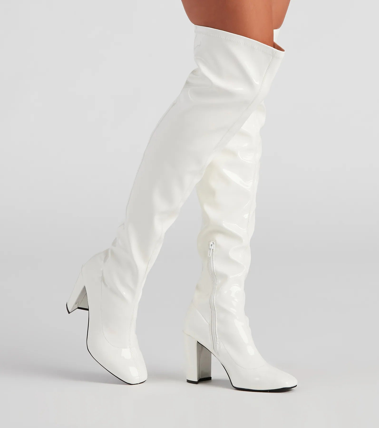 Sleek Vibes Only Thigh-High Boots - Image 5