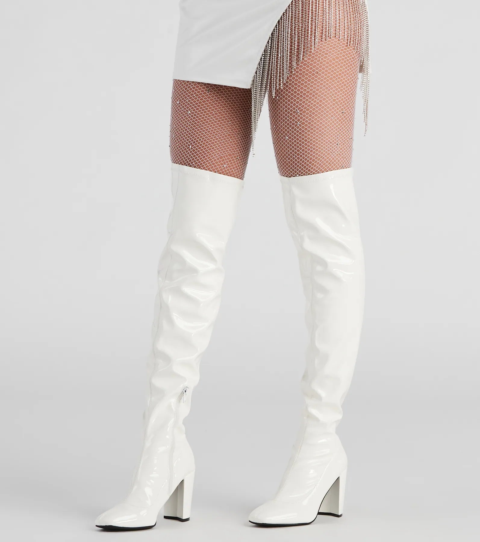 Sleek Vibes Only Thigh-High Boots - Image 9