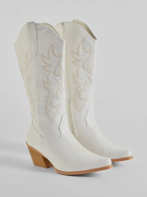 Country At Heart Under-The-Knee Cowboy Boots