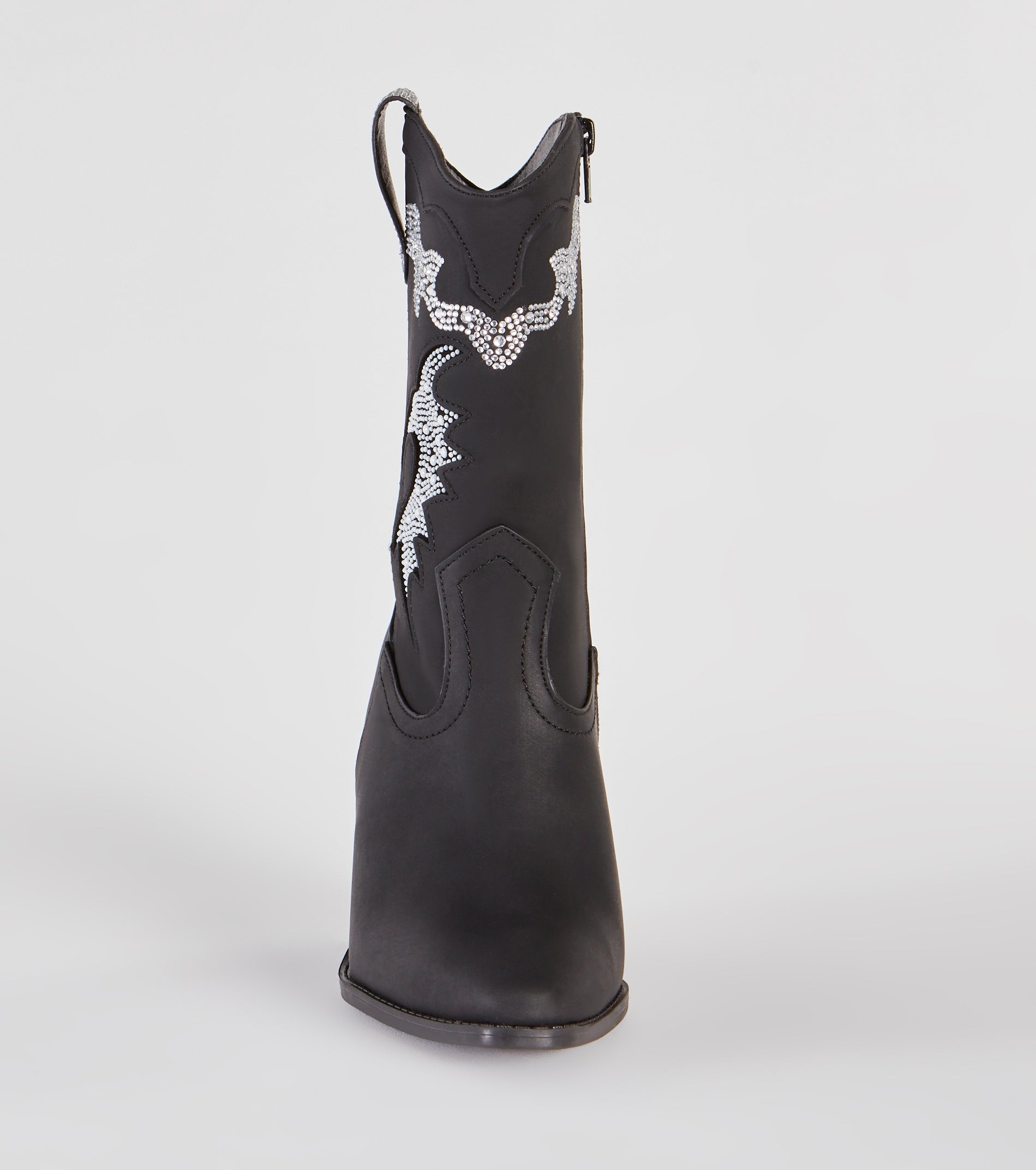 Made You Dazzle Rhinestone Pearl Cowboy Boots - Image 3