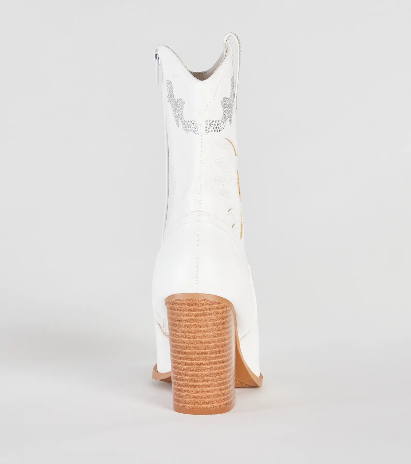 Made You Dazzle Rhinestone Pearl Cowboy Boots - Image 8