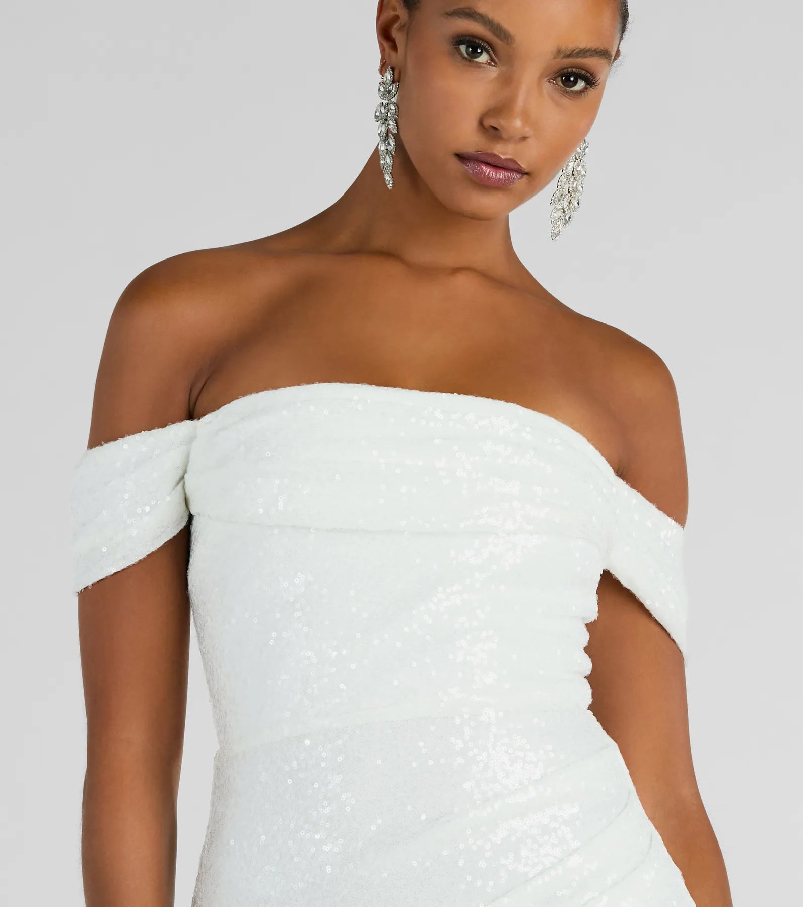 Paulina Sequin Off-The-Shoulder Party Dress - Image 16