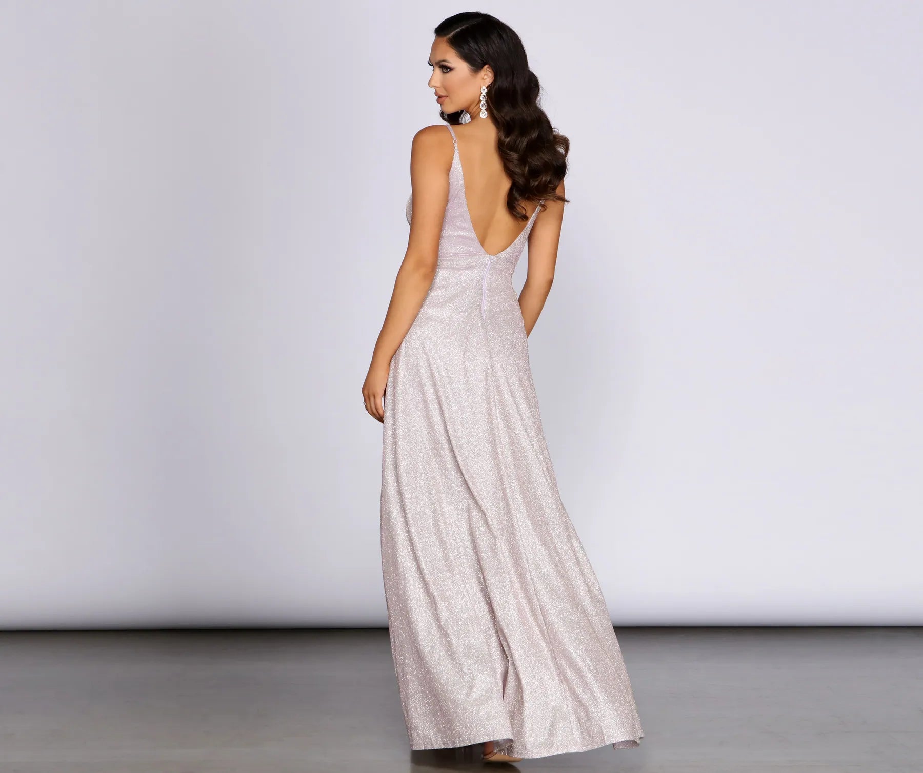 Emelie Glitter Shine A-Line Dress - Image 2