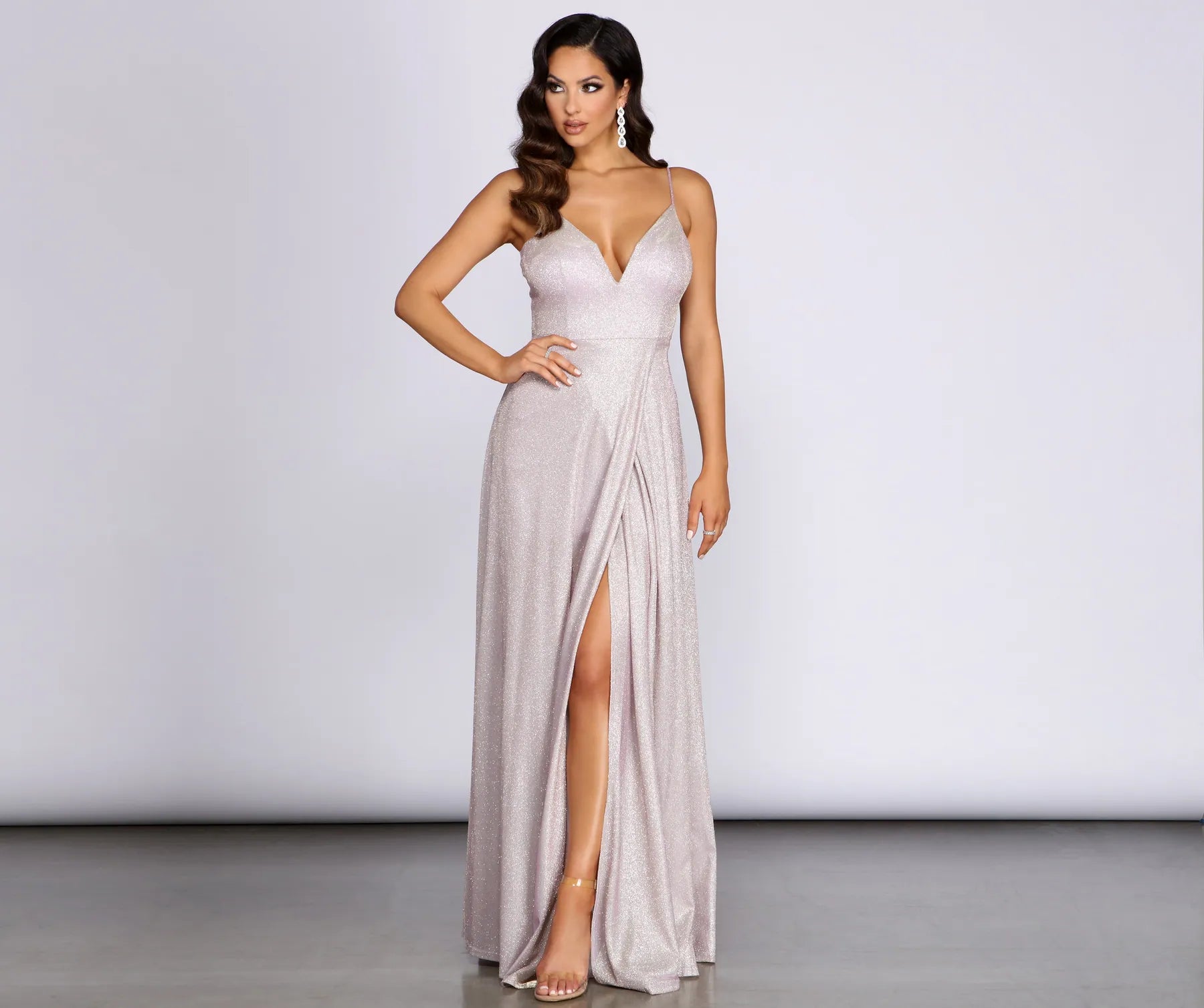 Emelie Glitter Shine A-Line Dress - Image 5